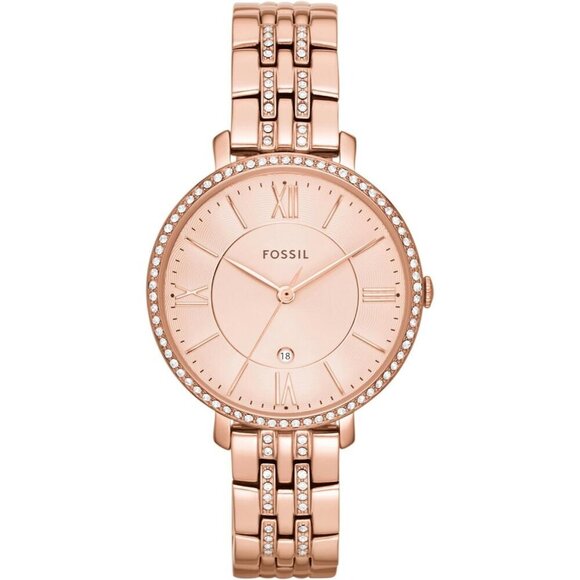 Women\'s Rose Gold Jacqueline Quartz Stainless Steel Three Hand Bracelet Watch main image 5
